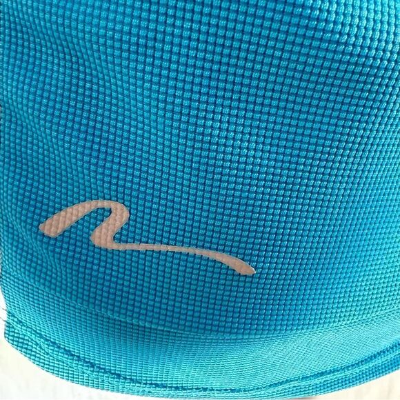 Nashbar Teal & White 1/2” Zipper Cycling Sleeveless Top Two back Pockets L - Picture 4 of 6